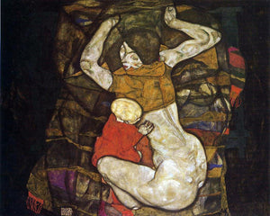  Egon Schiele Young Mother (also known as Blind Mother) - Art Print