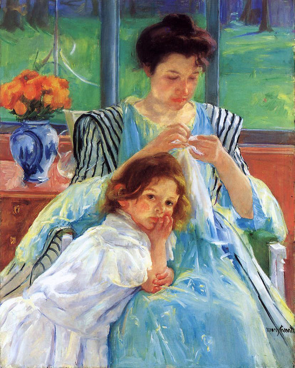  Mary Cassatt Young Mother - Art Print