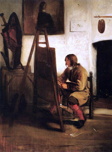  Barent Fabritius Young Painter in his Studio - Art Print