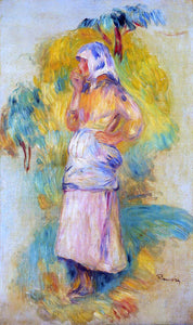  Pierre Auguste Renoir Young Peasant Eating an Apple - Art Print