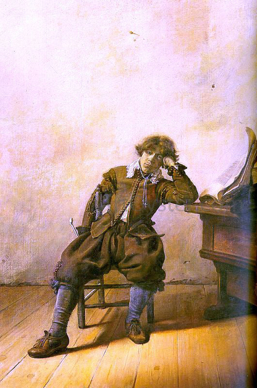  Pieter Codde Young Scholar in his Study - Art Print