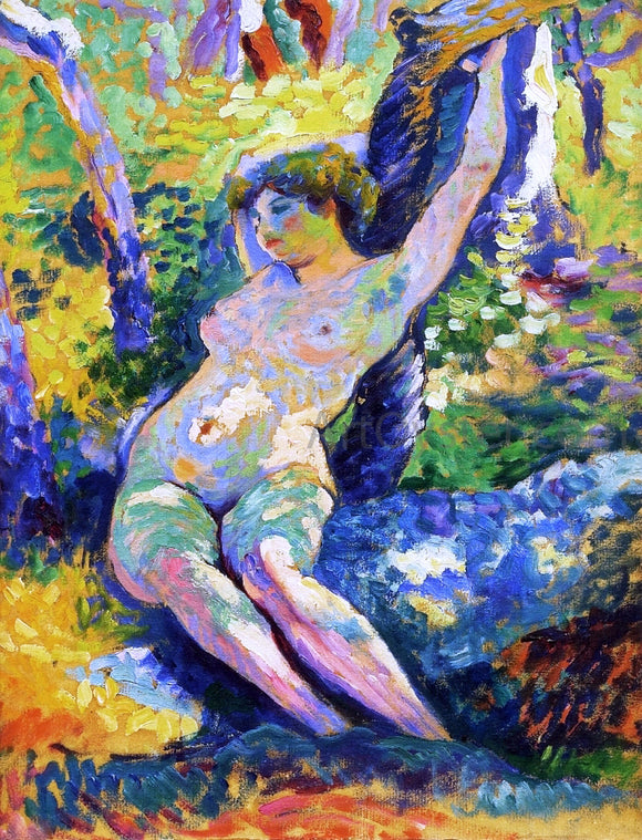  Henri Edmond Cross Young Woman (also known as Study for 'The Clearing) - Art Print