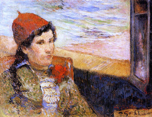  Paul Gauguin Young Woman at a Window - Art Print
