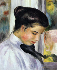  Pierre Auguste Renoir Young Woman in Profile - Art Print