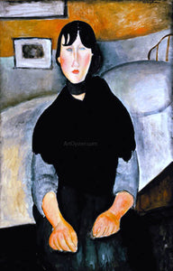  Amedeo Modigliani Young Woman of the People - Art Print