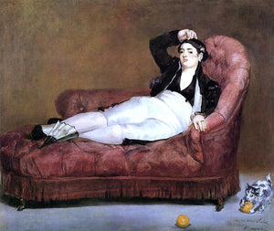  Edouard Manet Young Woman Reclining - Art Print