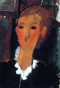  Amedeo Modigliani Young Woman with a Small Ruff - Art Print