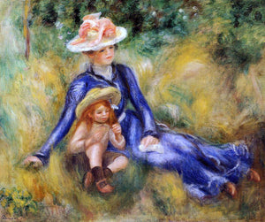  Pierre Auguste Renoir Yvonne and Jean - Art Print