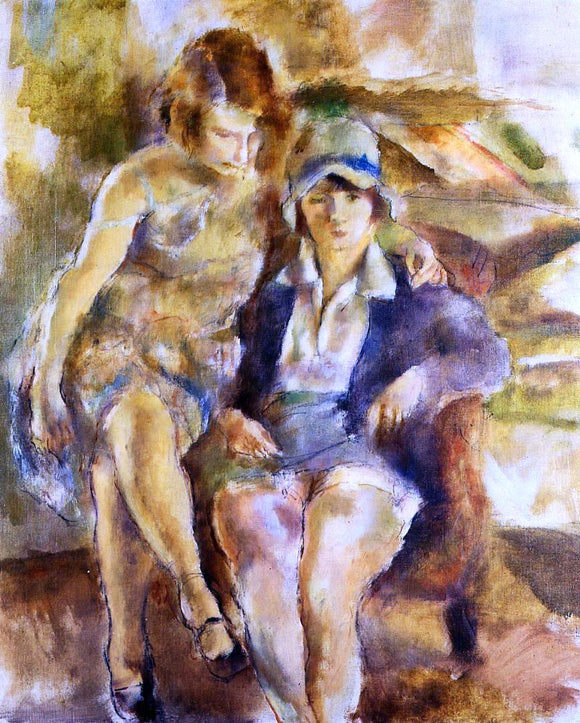  Jules Pascin Zimette and Mirelle - Art Print