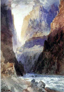  Thomas Moran Zion Canyon - Art Print