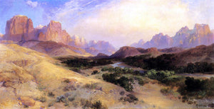  Thomas Moran Zion Valley, South Utah - Art Print