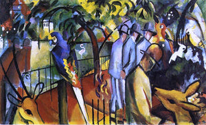  August Macke Zoological Garden I - Art Print